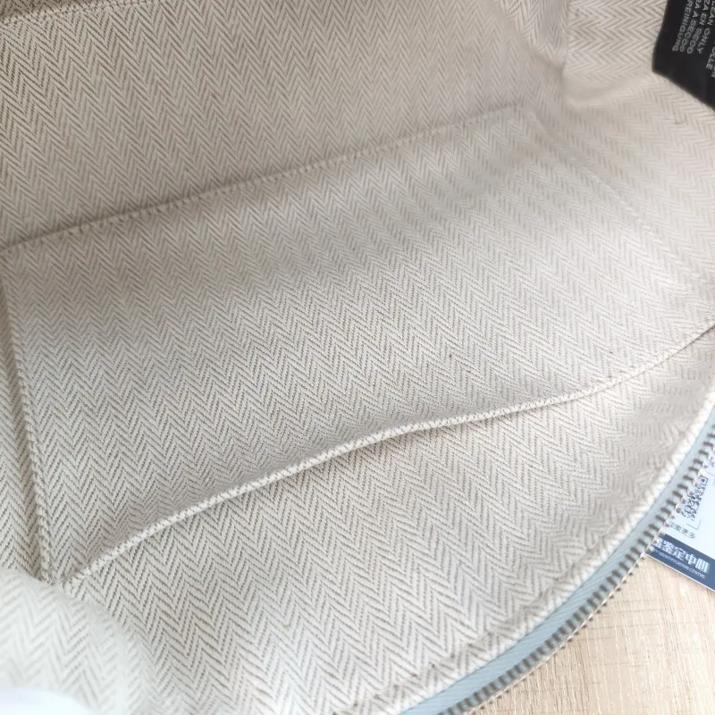 Hermès Top Handle Bag bride-a-brac Blue Canvas Small 21 × 12 × 27 cm — detail view 5 of 12