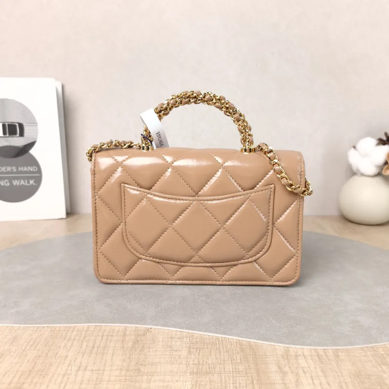 Chanel Crossbody Bag woc Brown Lambskin One Size19.2 × 3.5 × 12.3 cm — cover view 5 of 5