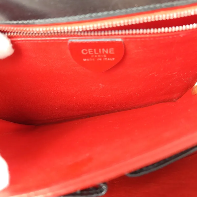 CELINE Crossbody Bag Crossbody Bag Black Calfskin One Size24 × 5 × 18 cm — detail view 6 of 20