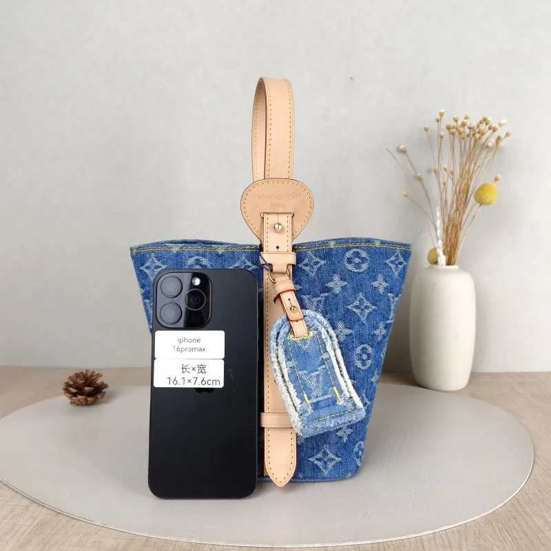 Louis Vuitton Top Handle Bag ALL IN BB Blue BB16 × 12 × 18 cm — cover view 5 of 5
