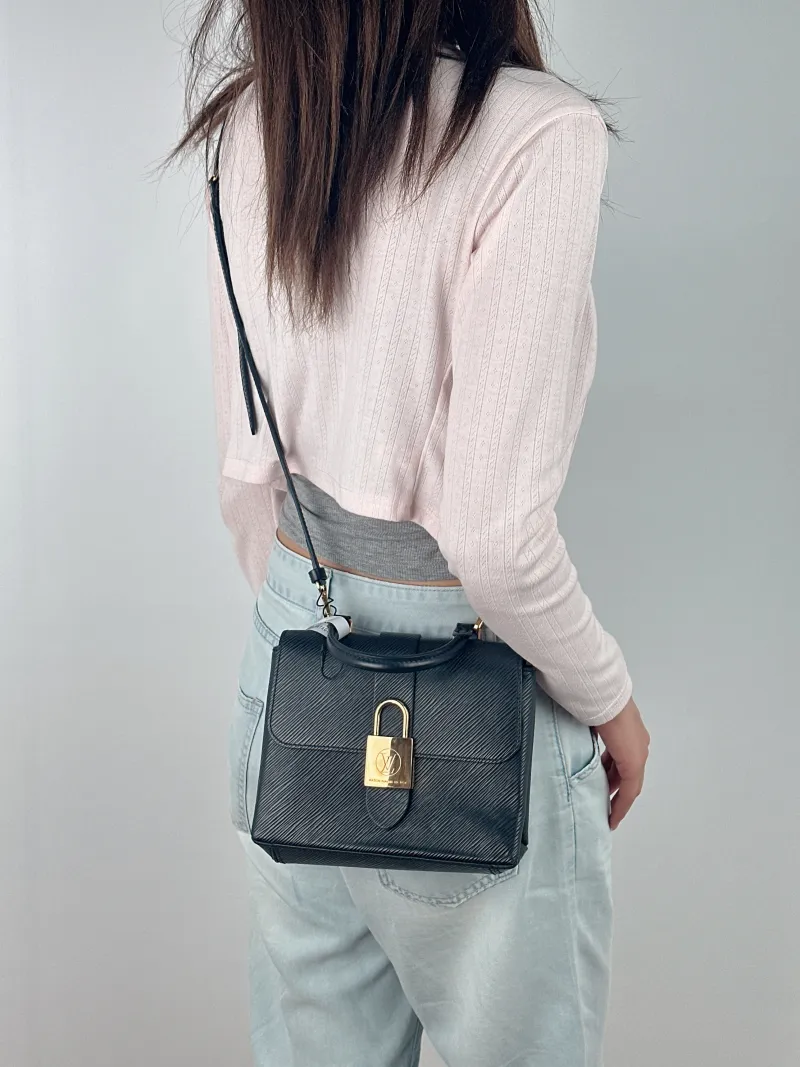 Louis Vuitton Crossbody Bag Locky BB Black Epi Embossed Calfskin BB 20 × 7.5 × 16 cm — on-model view 1 of 3