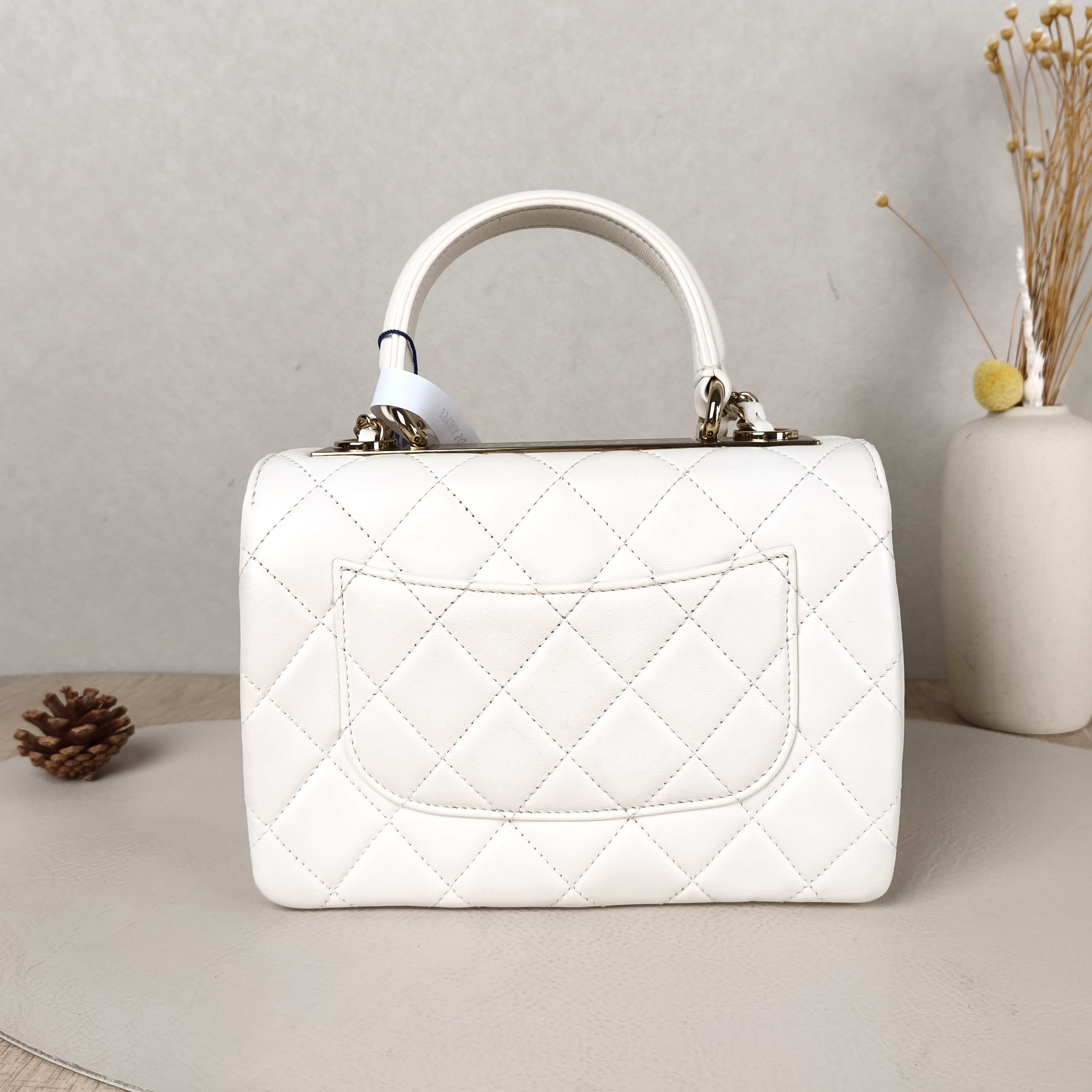 Chanel Crossbody Bag Trendy CC White Lambskinmini19.5 × 8 × 14.5 cm — cover view 5 of 5