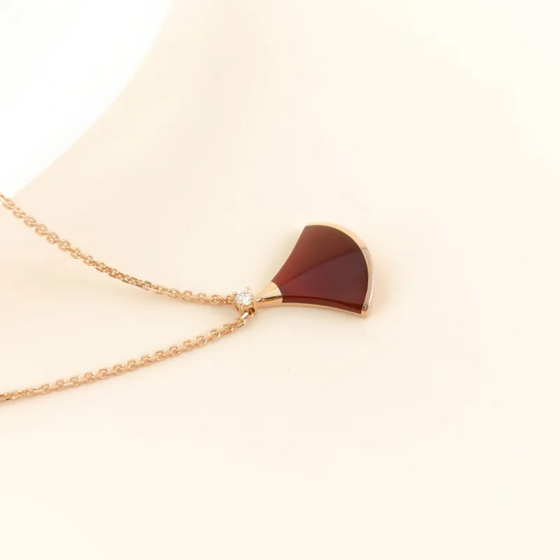 Bvlgari Necklace DIVAS’ DREAM Collection Diamond18KR ose Gold Small44cm — cover view 8 of 8