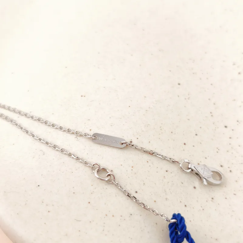 Van Cleef & Arpels Necklace Frivole Collection Pavé Diamond Necklace White Gold 18KW hite Gold Diamondmini42cm — cover view 2 of 11