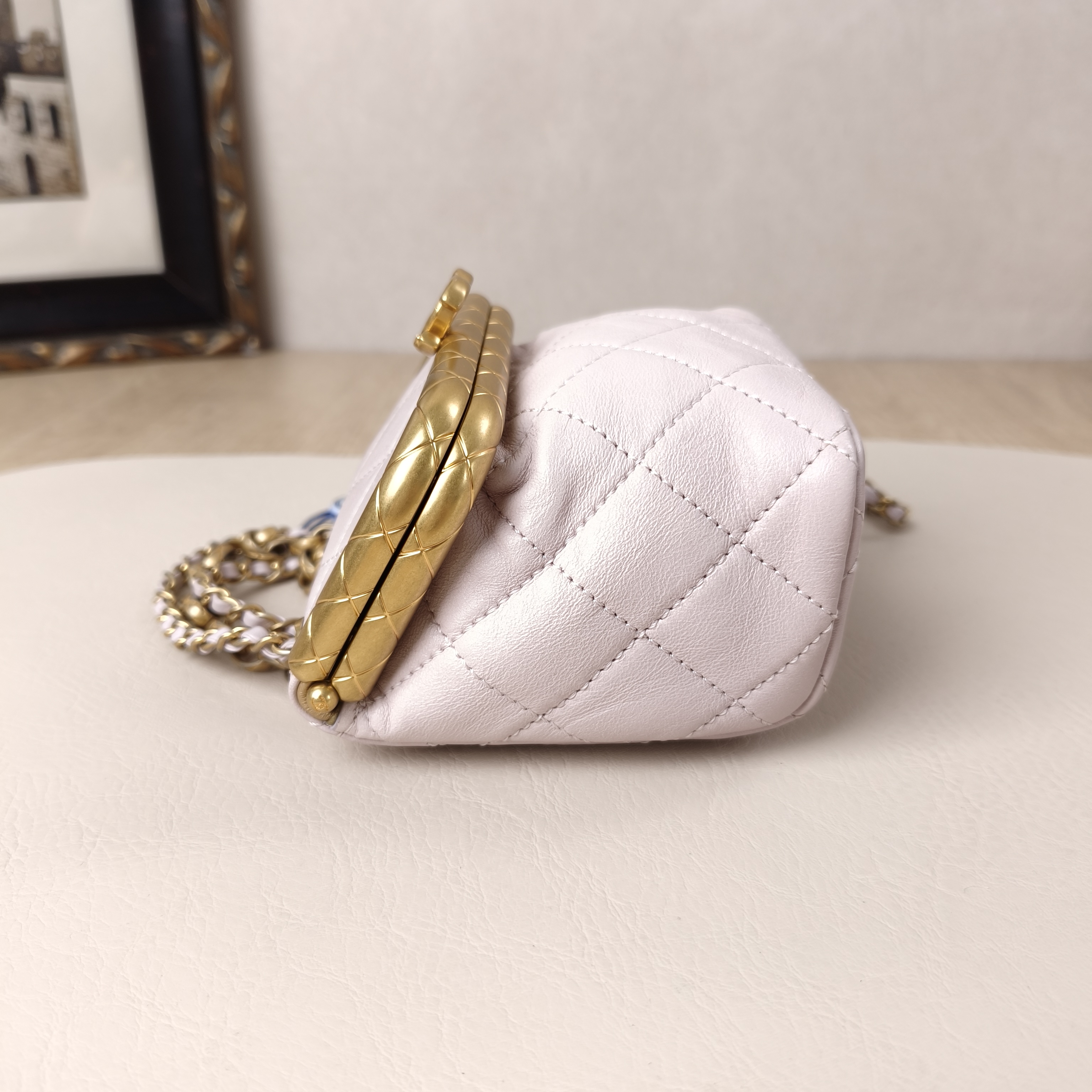 Chanel Crossbody Bag Crossbody Bag Pink Calfskin One Size11 × 6 × 10 cm — cover view 7 of 10
