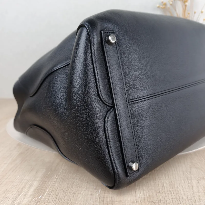 DIOR Top Handle Bag Top Handle Bag Black Calfskin 32 × 19 × 26 cm — detail view 4 of 10