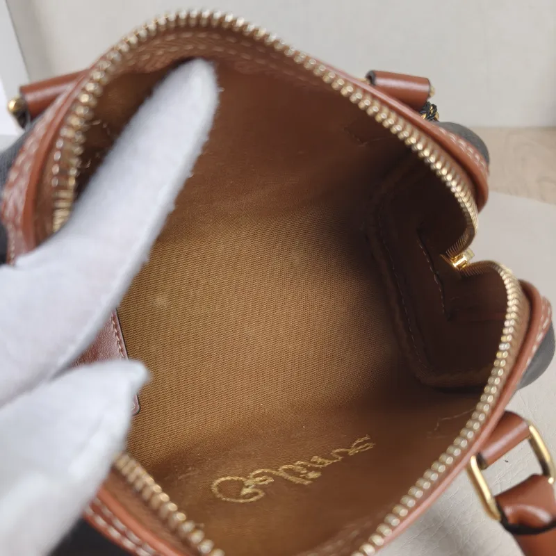 CELINE Crossbody Bag Monogram PV Cmini14 × 7.5 × 9.5 cm — detail view 11 of 11