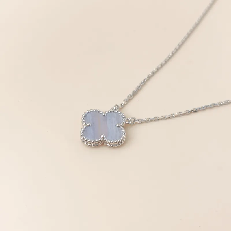 Van Cleef & Arpels Necklace Alhambra Alhambra Collection Necklace 18KW hite Gold Vintage Small 42cm โ cover view 3 of 11