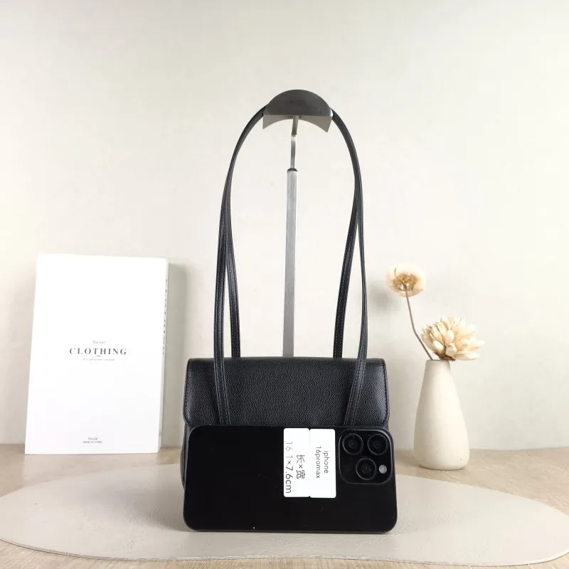 Chanel Crossbody Bag preppy coco Black Grained Calfskin Mini 17 × 5 × 11.5 cm — cover view 3 of 5