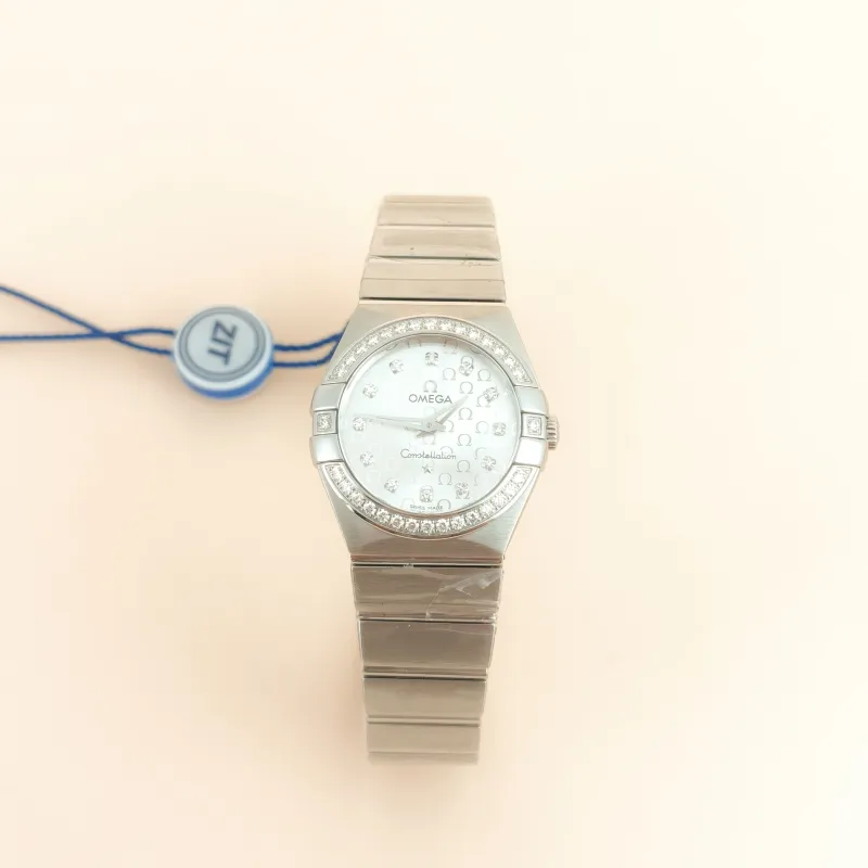 OMEGA Watch Watch Silver Diamond One Size 27mm Watch