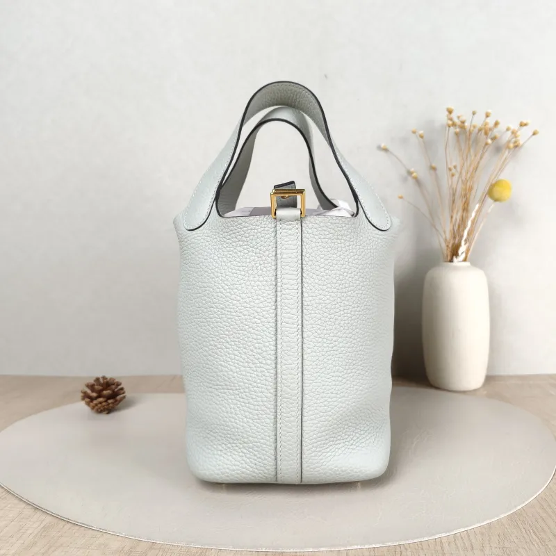 Hermès Top Handle Bag Picotin Lock 18 18 TC Calfskin Small 18 × 13 × 18 cm B