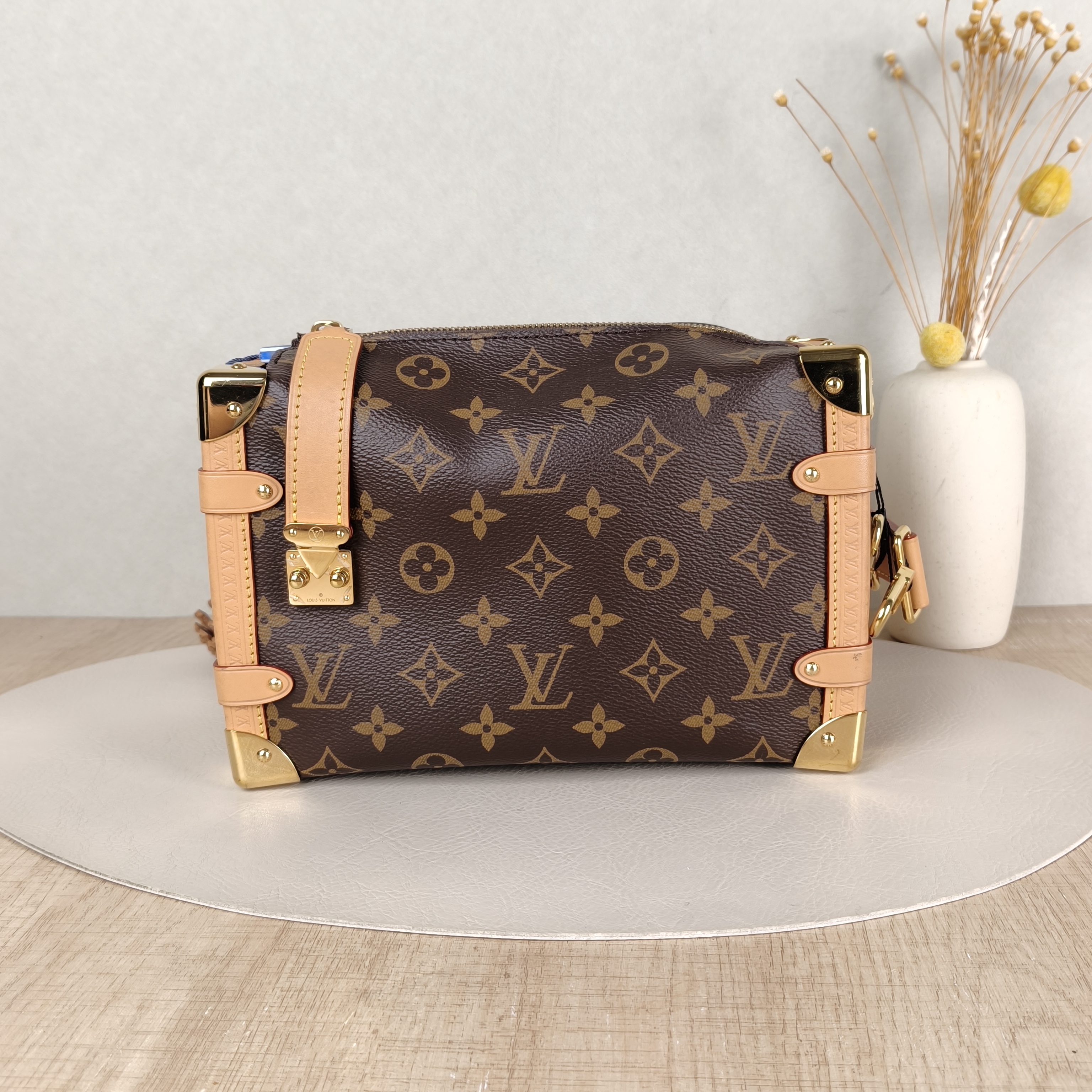 Louis Vuitton Crossbody Bag Side Trunk Box Monogram PVC Medium23.5 × 8.5 × 16 cm