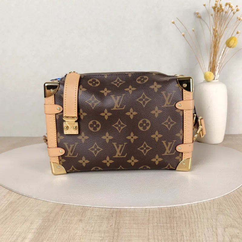 Louis Vuitton Crossbody Bag Side Trunk Box Monogram PVC Medium23.5 × 8.5 × 16 cm
