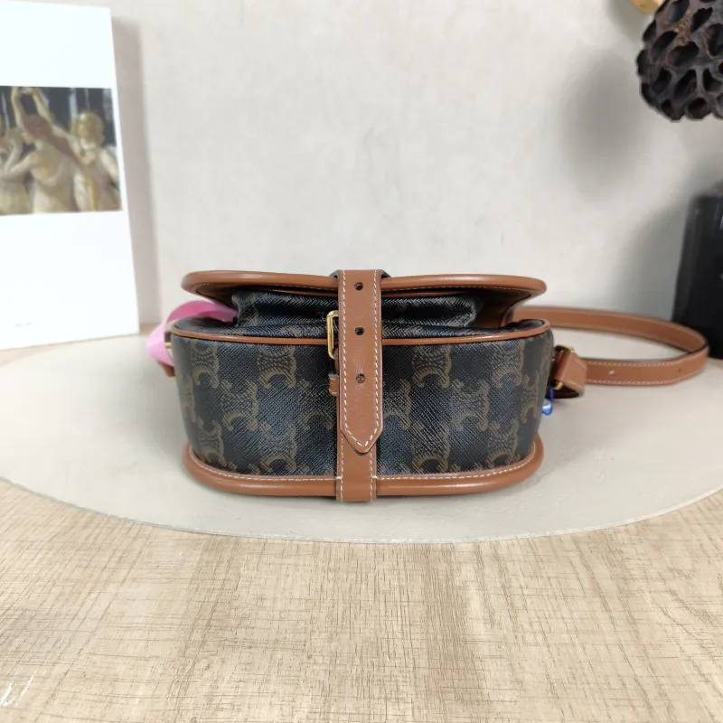 CELINE Crossbody Bag FOLCO Monogram PVC Medium 18.5 × 8 × 17 cm — cover view 2 of 5