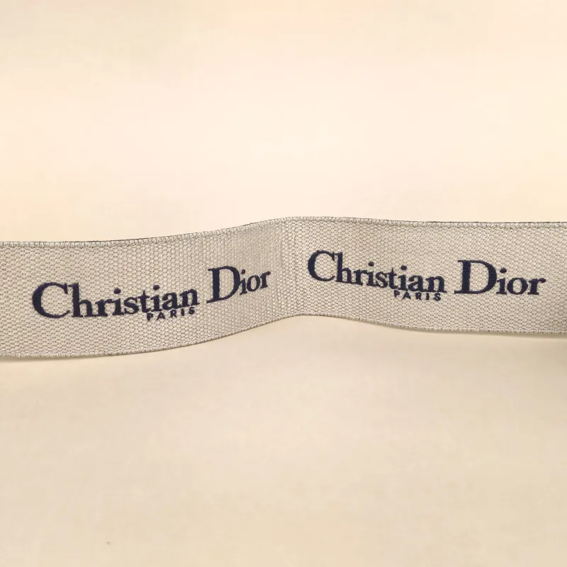 DIOR Shoulder Strap Shoulder Strap Blue Canvas One Size — cover view 4 of 8