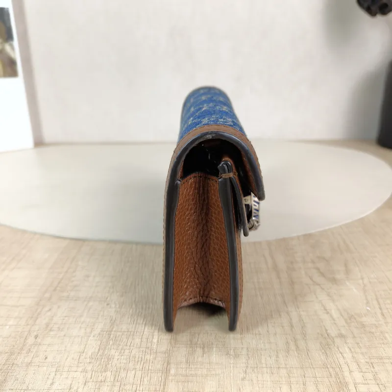 GUCCI Crossbody Bag Dionysus Blue Mini 16.5 × 4.5 × 10 cm — detail view 12 of 12