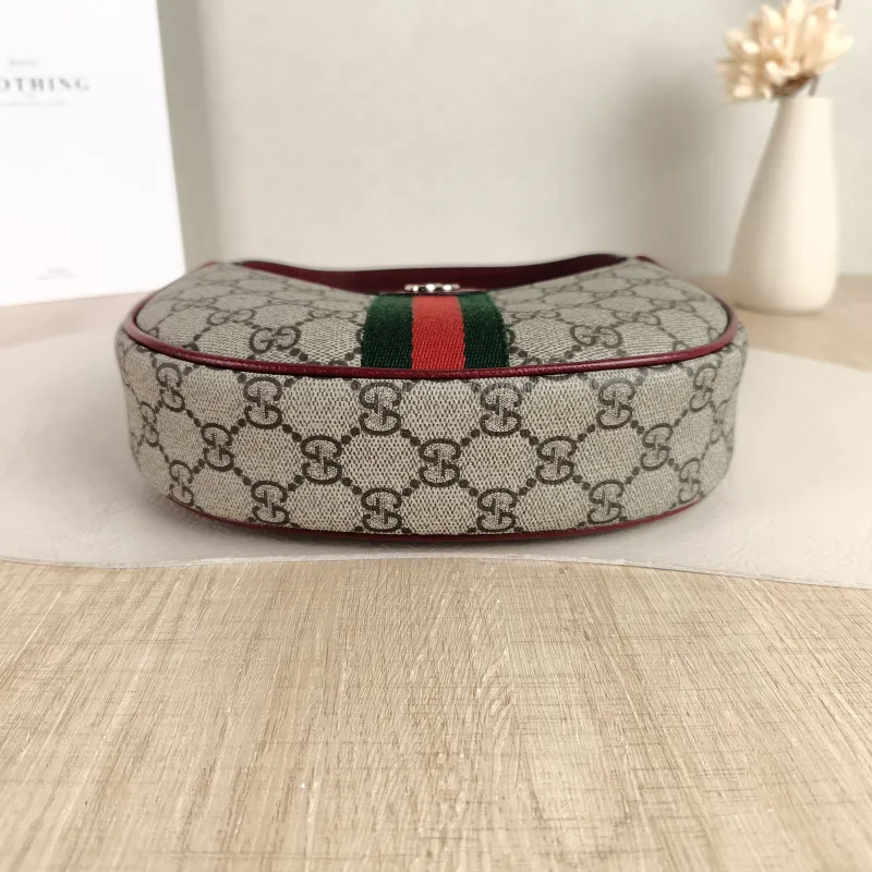 GUCCI Crossbody Bag Ophidia GG Monogram PVC Small 20 × 5 × 11 cm — cover view 5 of 5