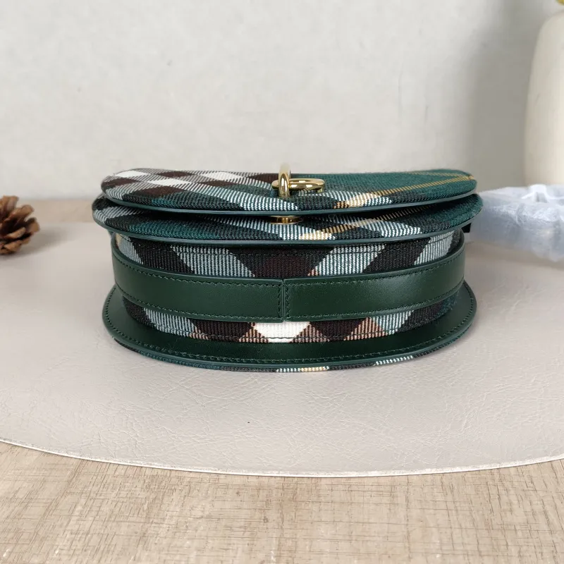 BURBERRY Crossbody Bag Crossbody Bag Green Canvas One Size19 × 6 × 16 cm — cover view 5 of 5