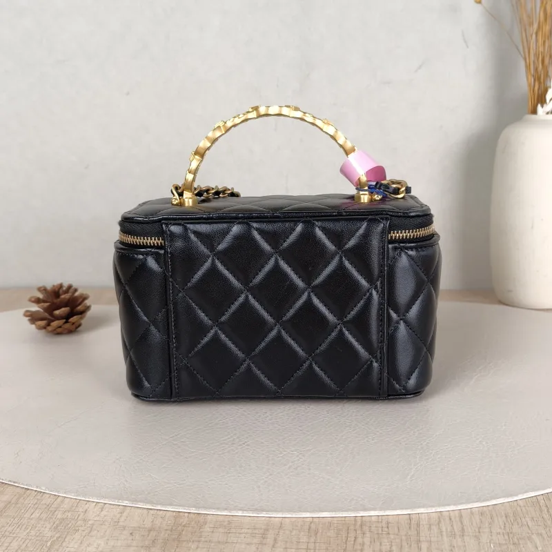 Chanel Crossbody Bag Edition Black Lambskin Mini 16 × 8 × 9.5 cm — cover view 2 of 5