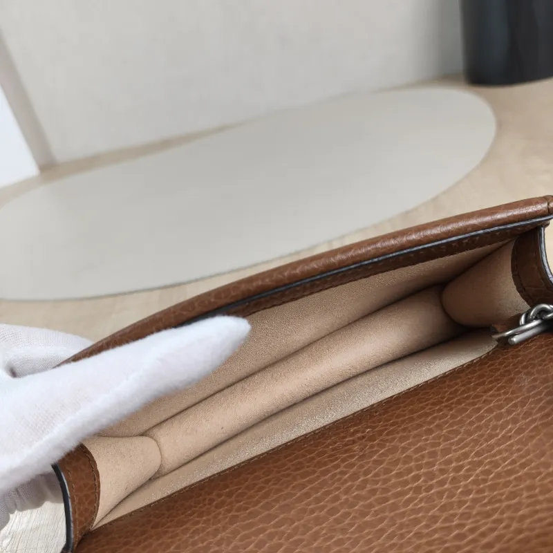 GUCCI Crossbody Bag Dionysus Blue Brown mini16.5 × 4.5 × 10 cm — detail view 4 of 13