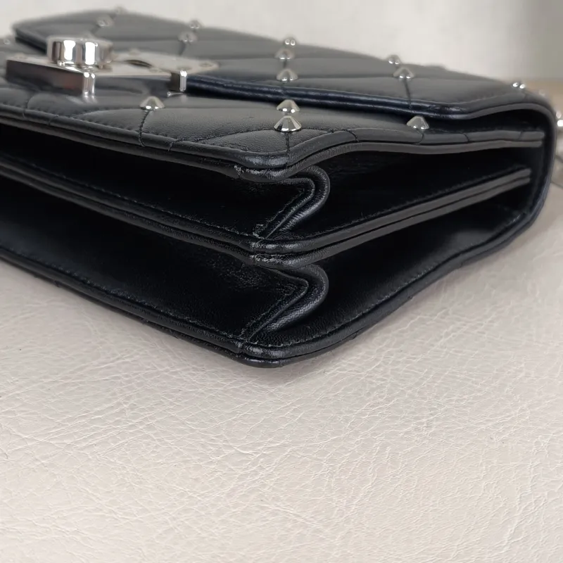 Miumiu Crossbody Bag Crossbody Bag Black Lambskin One Size20 × 4 × 13 cm — detail view 2 of 13