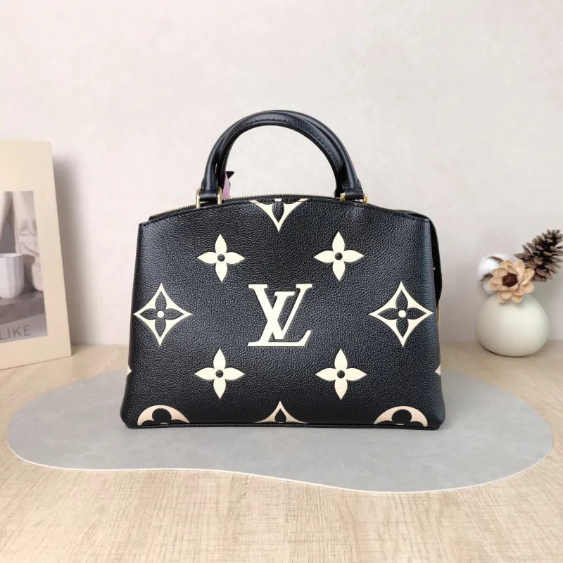 Louis Vuitton Crossbody Bag PETIT PALAIS Tote Bag Monogram Empreinte Embossed Calfskin Small 29 × 12.5 × 18 cm — cover view 4 of 6