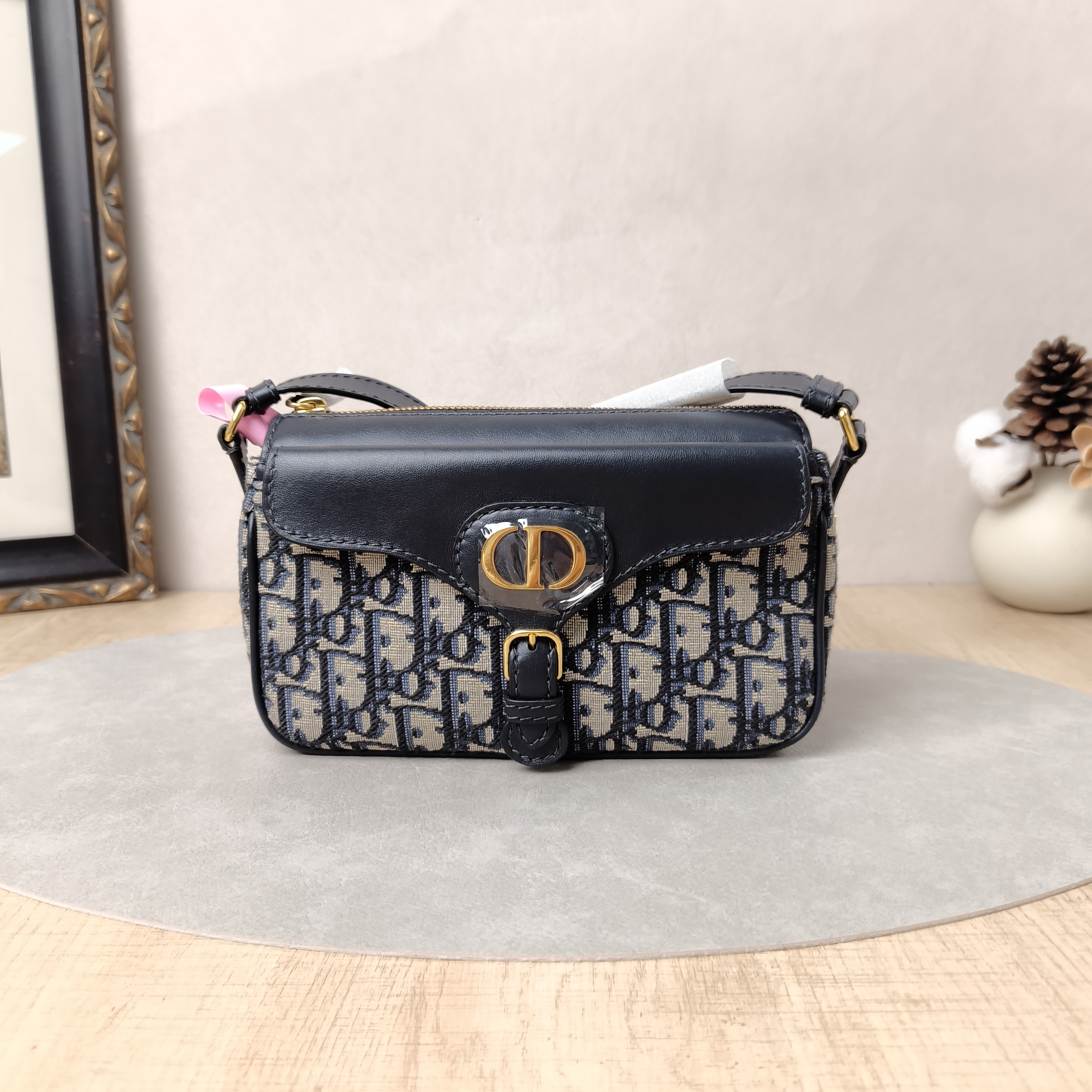 DIOR Crossbody Bag30Montaigne Blue Canvas Small19.5 × 6.5 × 11 cm
