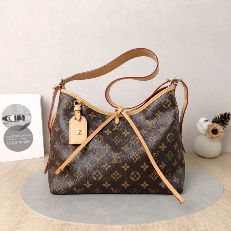 Louis Vuitton Crossbody Bag Carryall Monogram PVC Small 29 × 12 × 24 cm
