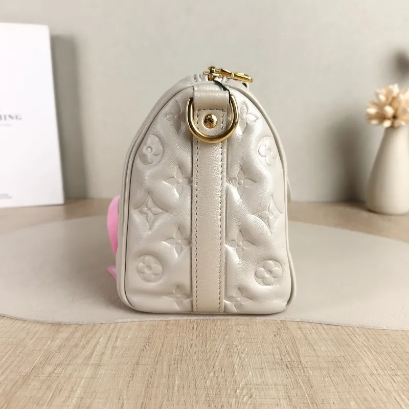 Louis Vuitton Top Handle Bag Speedy 22 Edition Grey Calfskin One Size 22 × 15.5 × 12 cm — detail view 1 of 9
