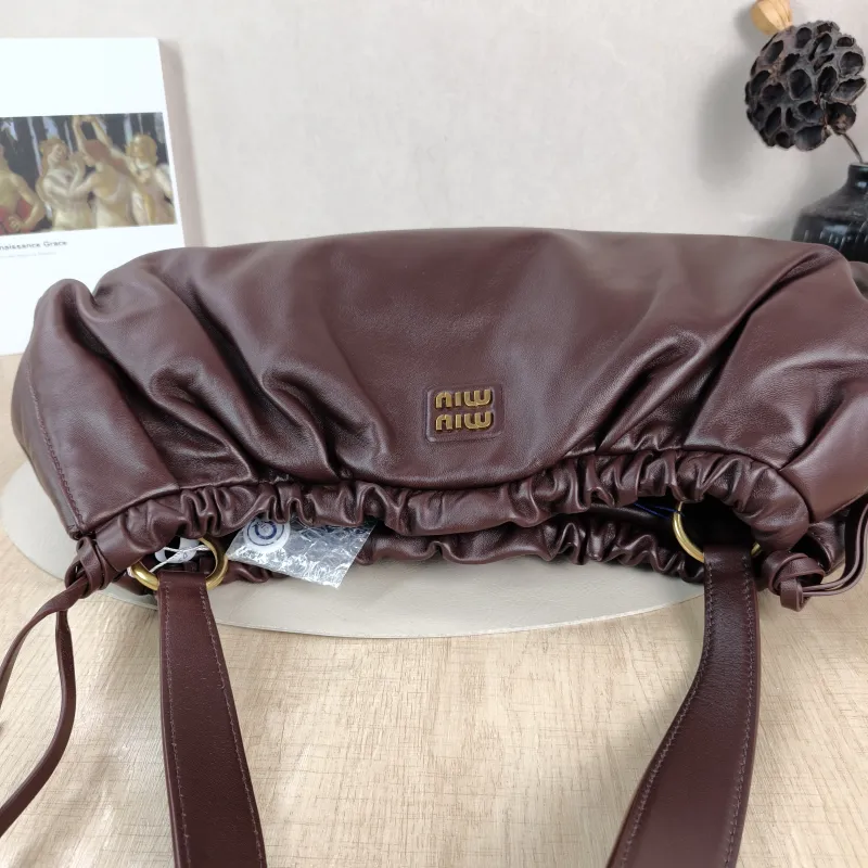 Miumiu Shoulder Bag Joie Shoulder Bag Lambskin Large 52 × 8 × 23 cm — detail view 10 of 10