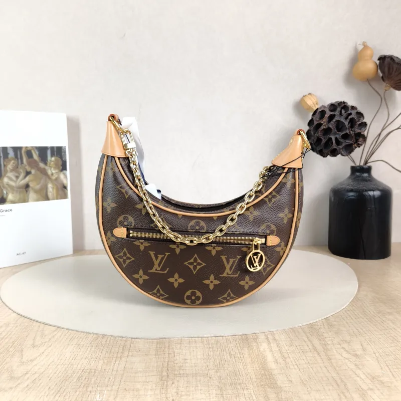 Louis Vuitton Crossbody Bag Loop Monogram PVC Small 23 × 6 × 13 cm