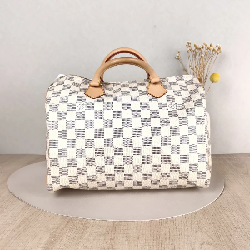 Louis Vuitton Crossbody Bag Speedy30 Shoulder Strap Edition- PVC Large 30 × 17 × 21 cm