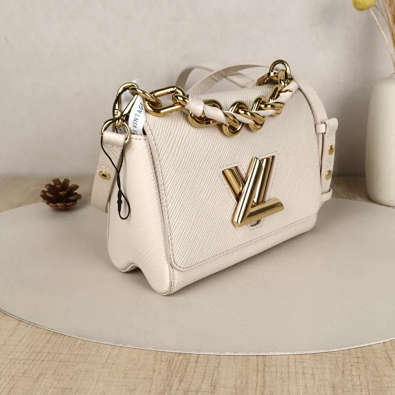 Louis Vuitton Crossbody Bag Twist White Epi Embossed Calfskin Small19 × 9 × 15 cm — cover view 4 of 8
