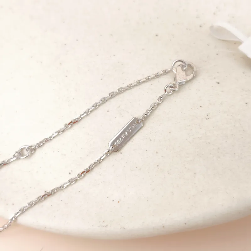 Van Cleef & Arpels Necklace Alhambra Alhambra Collection Necklace 18KW hite Gold Vintage Small 42cm โ cover view 6 of 11