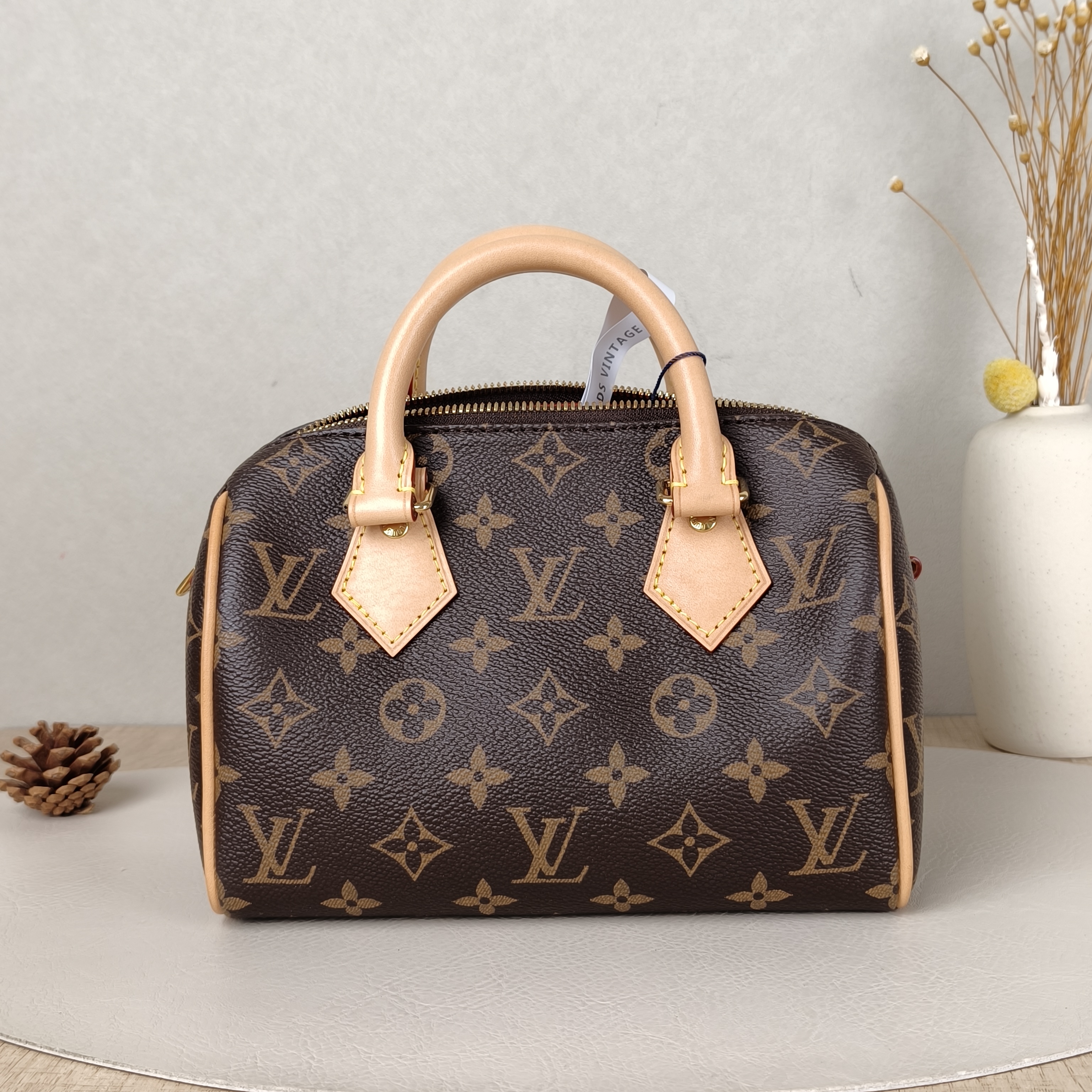 Louis Vuitton Crossbody Bag Speedy20 Shoulder Strap PVC Small20.5 × 12 × 13.5 cm