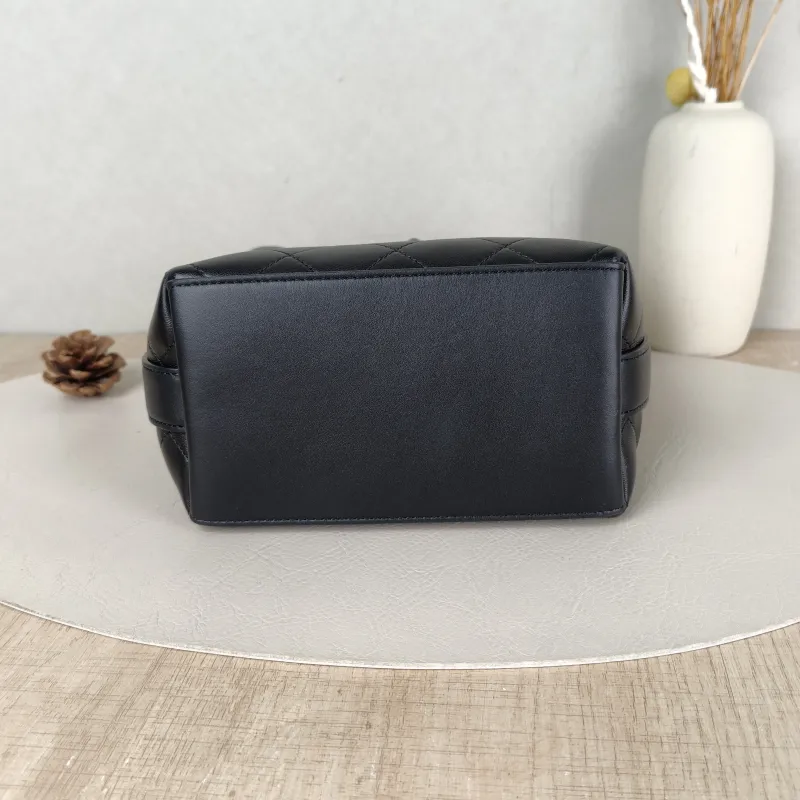 Chanel Shoulder Bag Bucket Bag Black Lambskin Mini 16 × 10 × 18 cm — cover view 5 of 5
