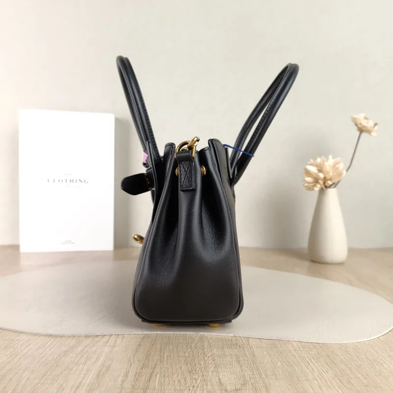 BALENCIAGA Crossbody Bag Bel air Black Calfskin Mini 23.5 × 8 × 17 cm — detail view 4 of 11