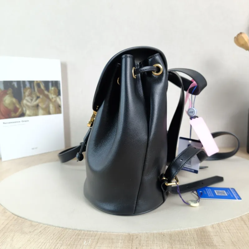 CELINE Backpack BONNIE Backpack Black Calfskin One Size18 × 13 × 25 cm — detail view 4 of 13