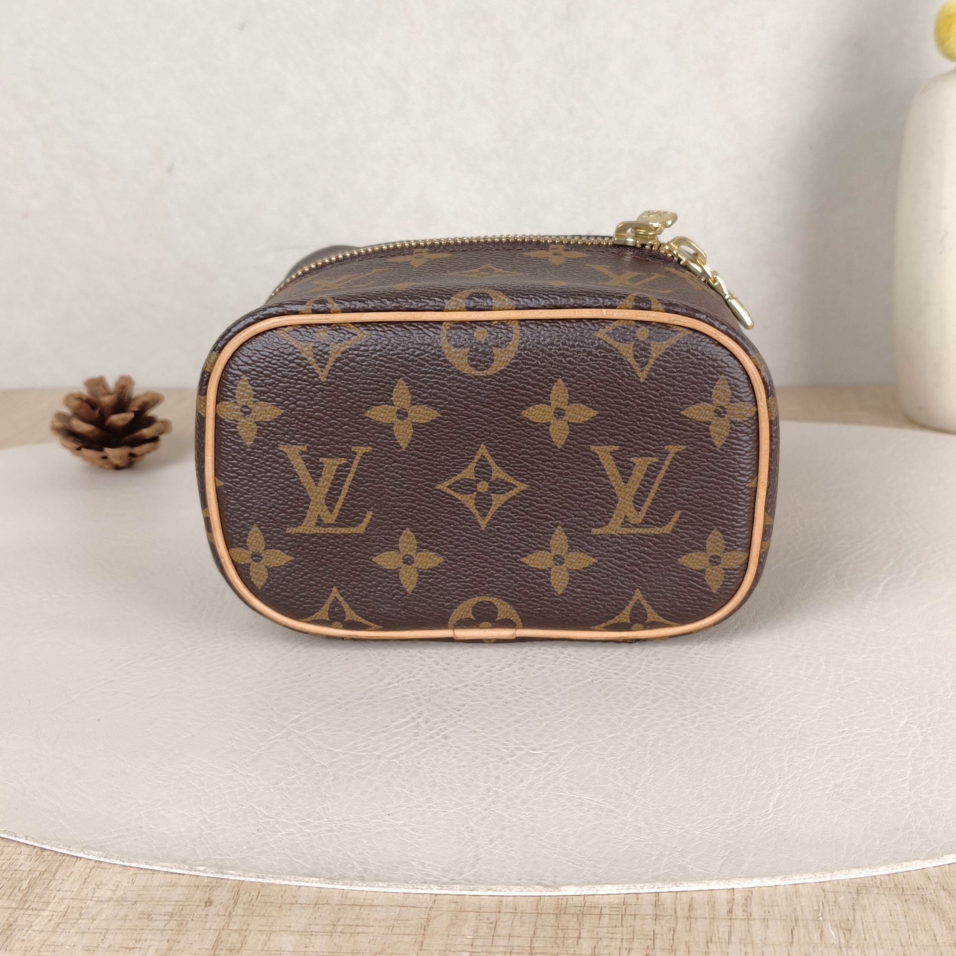 Louis Vuitton Cosmetic Bag NICE Cosmetic Bag Monogram PV Cnano14 × 8.5 × 10.5 cm — cover view 4 of 5