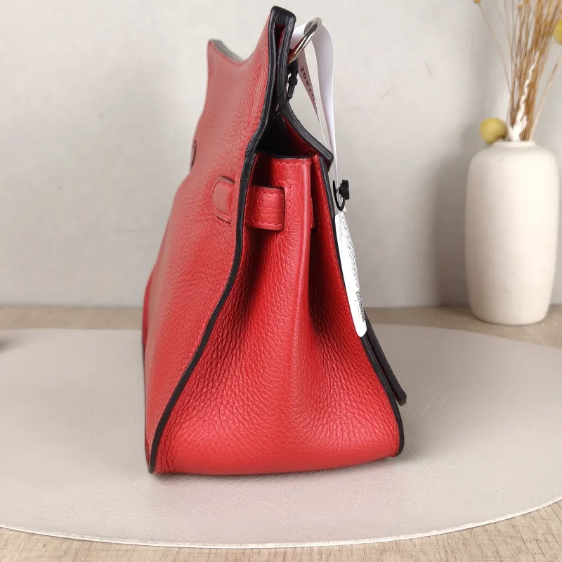 Hermès Crossbody Bag Jypsiere 28S5 Taurillon Clemence TC Calfskin Small28 × 12.5 × 23.5 cm — detail view 8 of 13