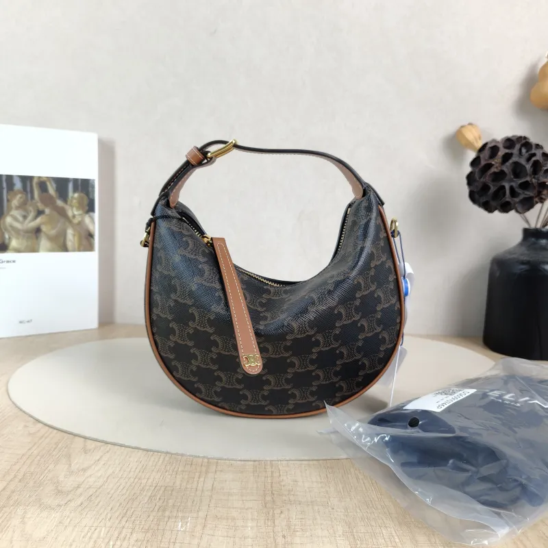 CELINE Crossbody Bag TEEN LULU hobo Monogram PVC Small 21 × 5 × 24 cm — cover view 5 of 6