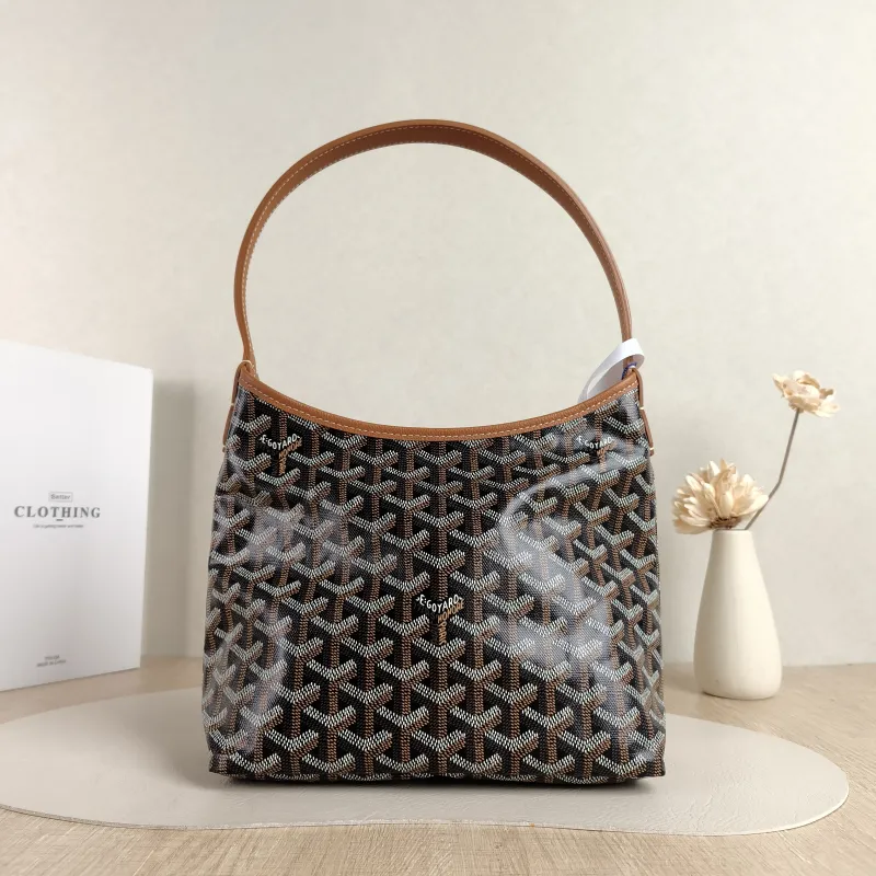 GOYARD Shoulder Bag Brown PVC Mini 29 × 11 × 18.5 cm — cover view 6 of 6
