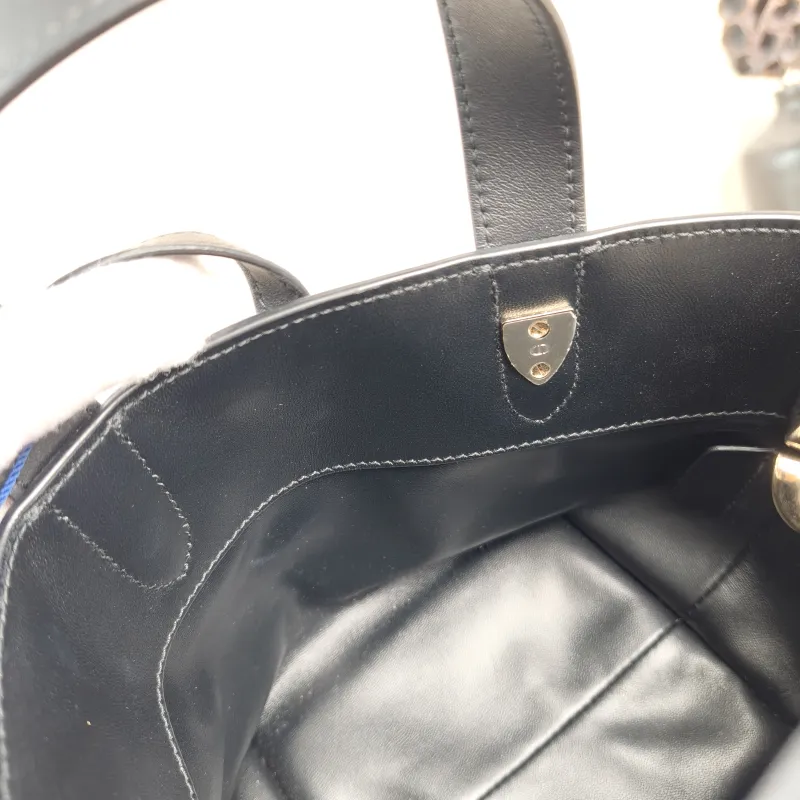 DIOR Top Handle Bag TOUJOURS Edition Black Calfskinmini13 × 12 × 15 cm — detail view 11 of 12