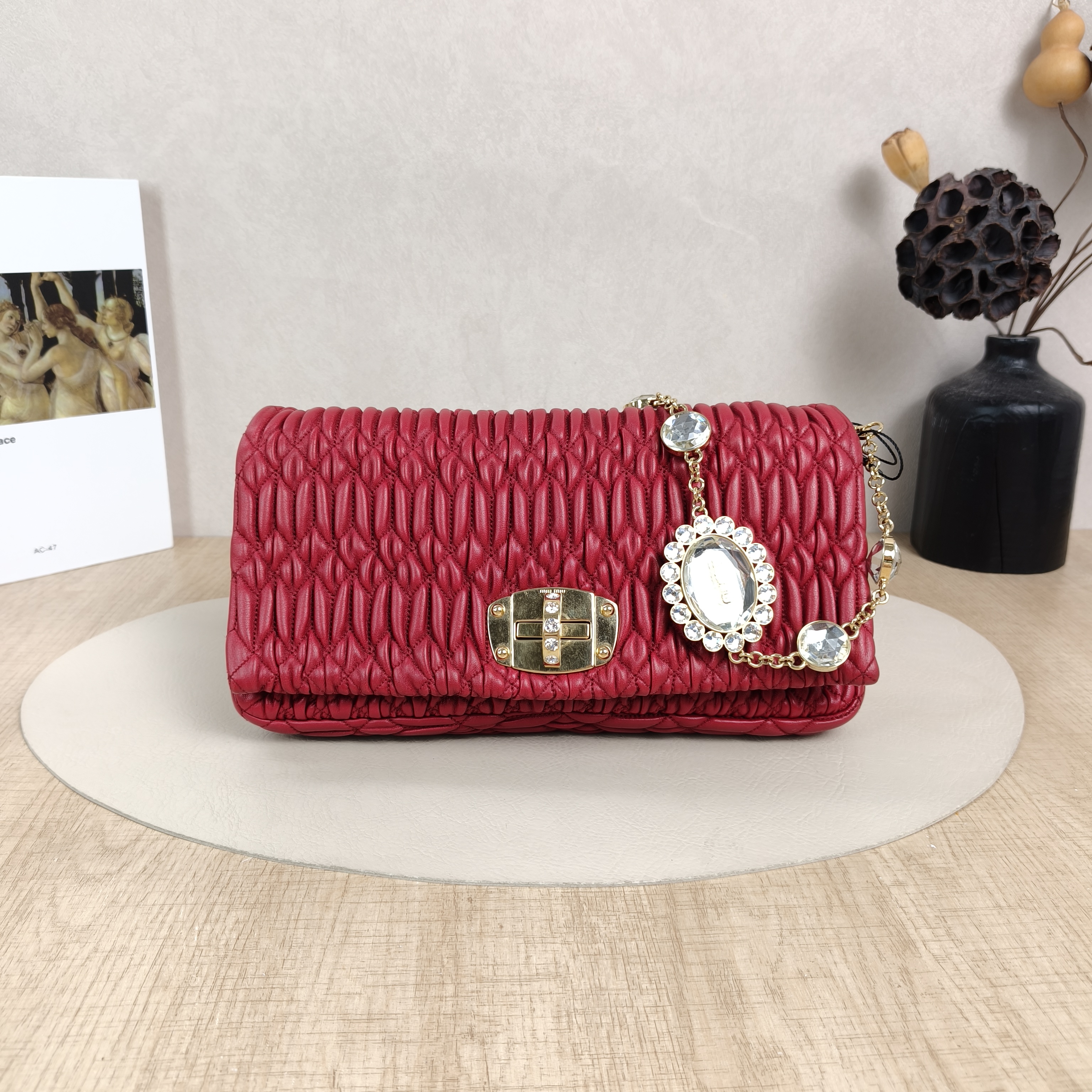 MiuMiu Bag Miu Crystal 28*3*14