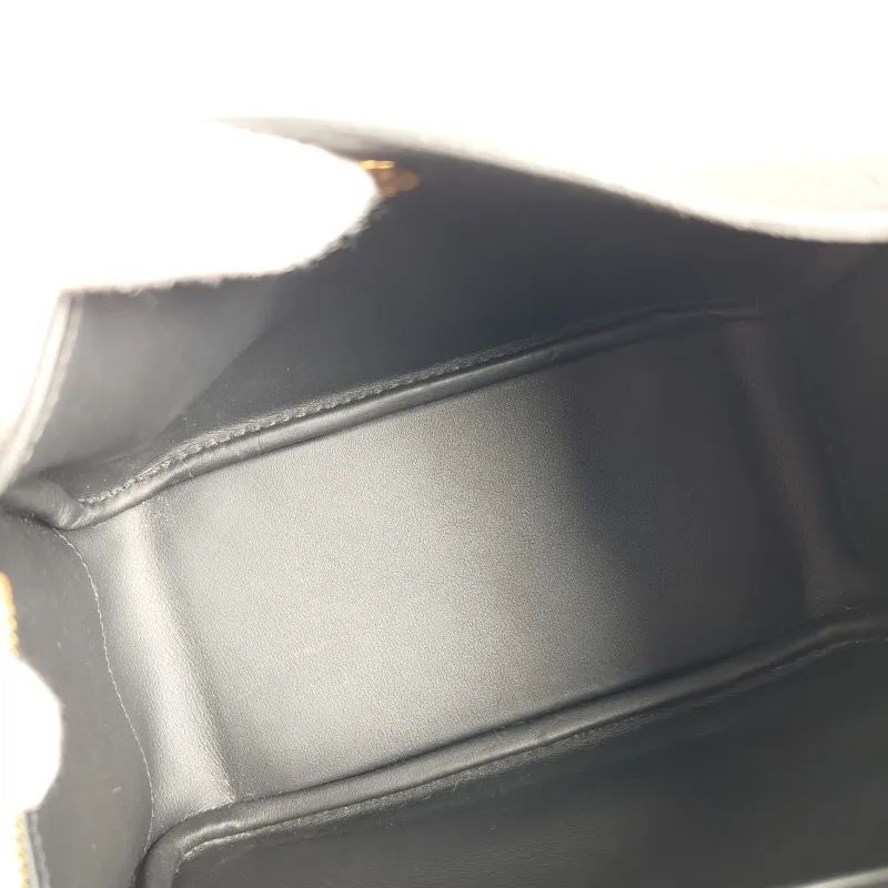 Hermès Shoulder Bag Lindy Mini 19 Black Taurillon Clemence TC Calfskin Mini 19 × 9 × 13 cm G — detail view 6 of 11