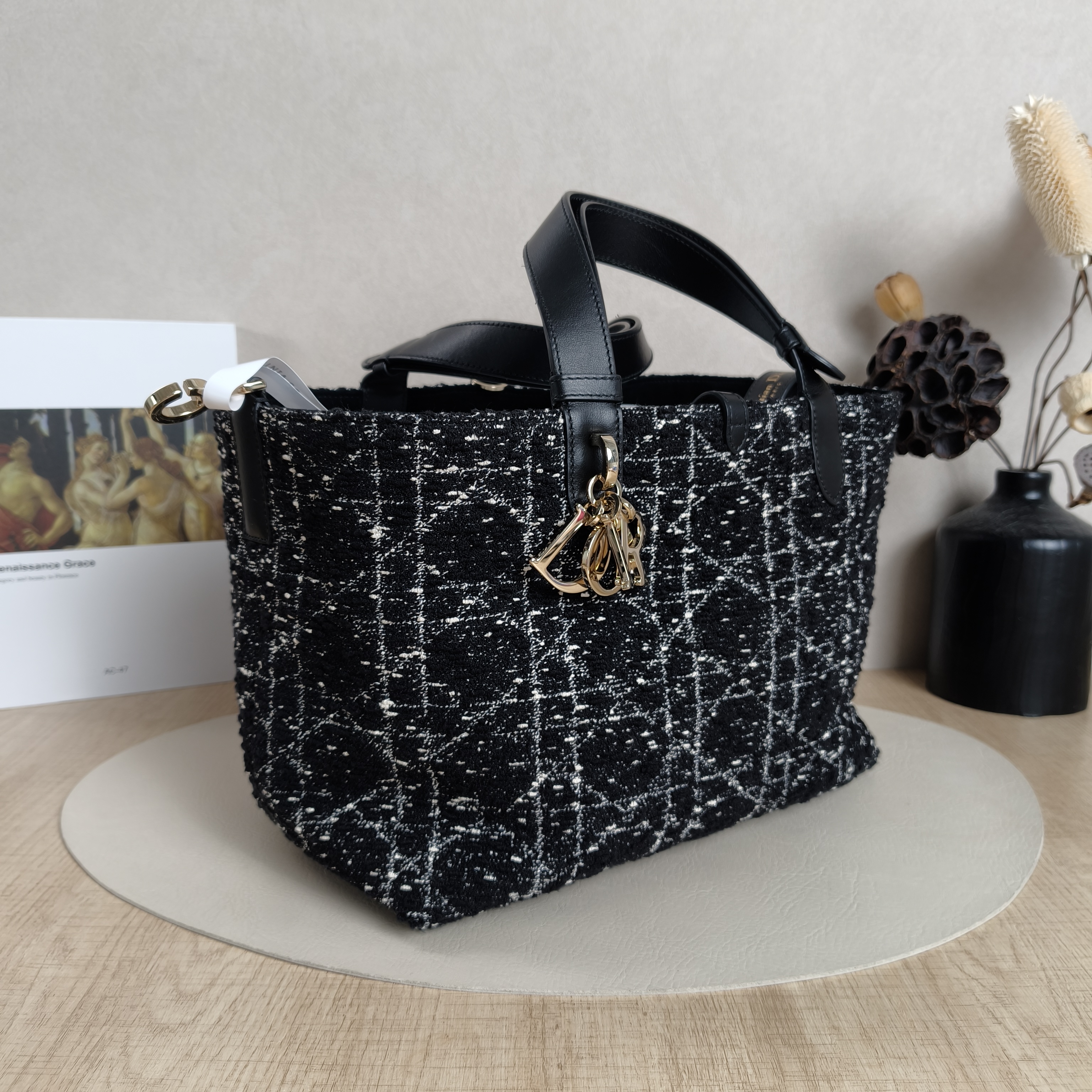 DIOR Top Handle Bag TOUJOURS Black Medium28.5 × 17 × 21.5 cm — cover view 4 of 11