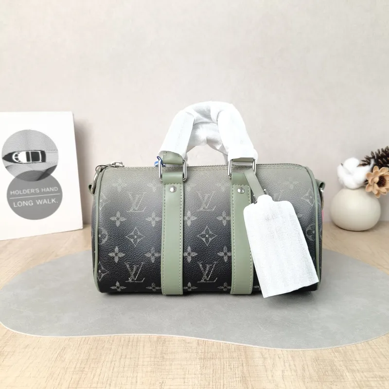 Louis Vuitton Crossbody Bag Keepall 25 PVC Medium 25 × 11 × 15 cm