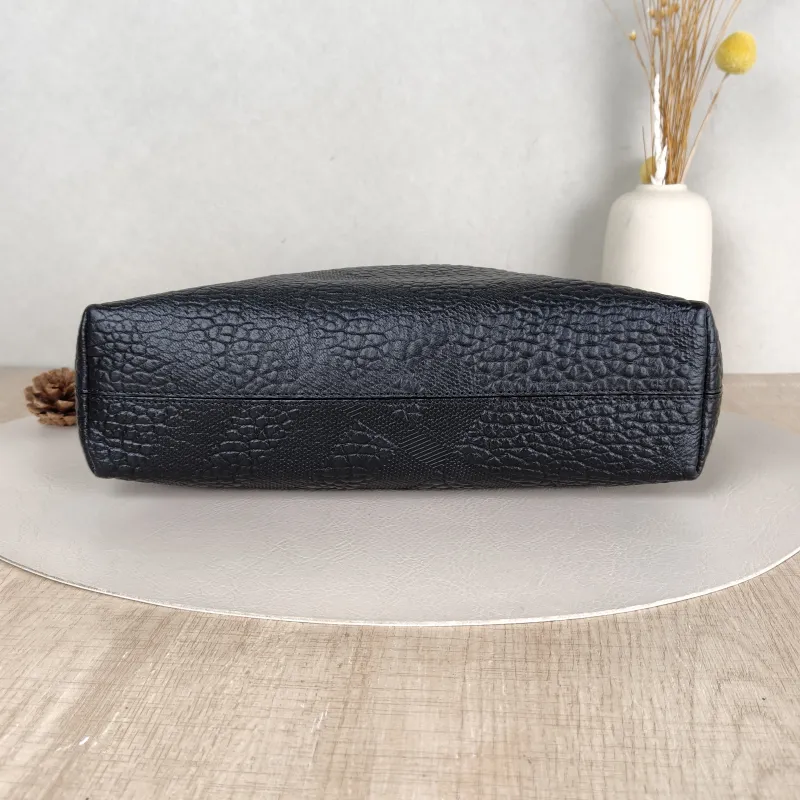 BURBERRY Crossbody Bag Crossbody Bag Black Calfskin One Size29.5 × 8.5 × 17 cm — cover view 3 of 5