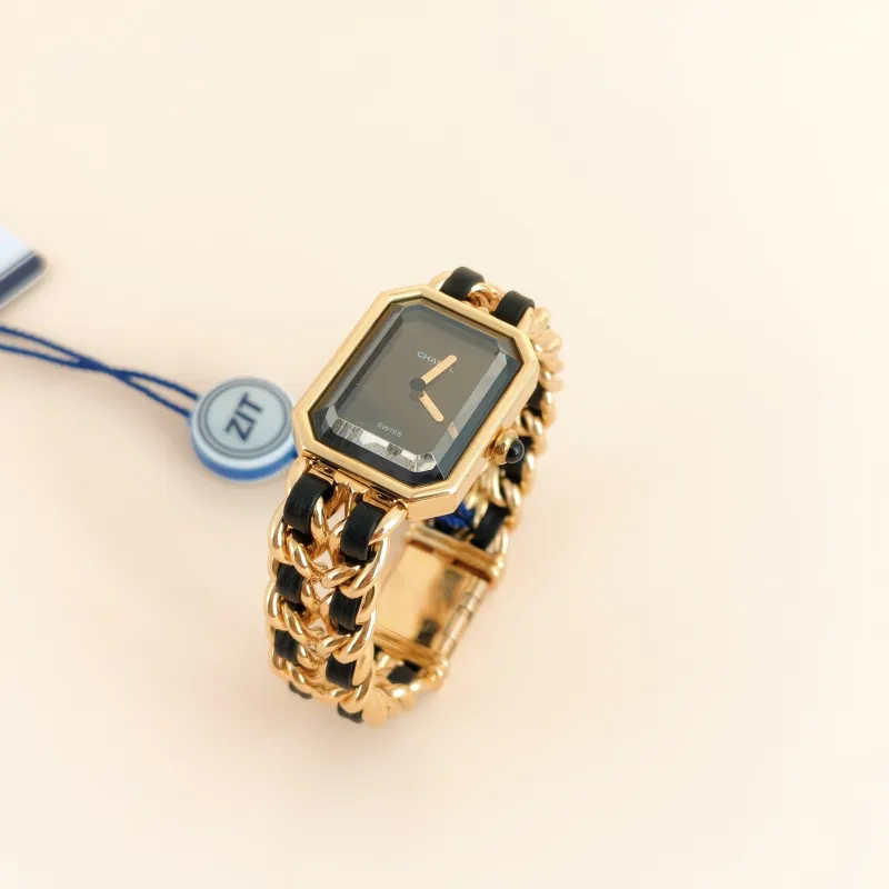 Chanel Watch · Première Édition Originale Black with Gold-Tone Hardware Black with Gold-Tone Hardware One Size Black 26.1* 20mm — cover view 7 of 7