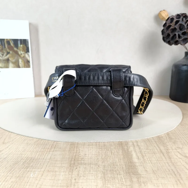 Chanel Belt Bag Belt Bag Black Calfskin One Size15 × 3 × 12 cm — cover view 5 of 6
